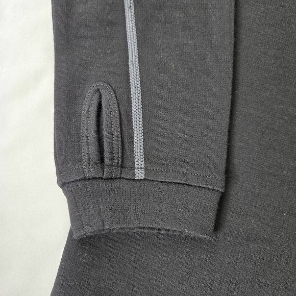 Kuhl NWT Team 1/4 zip merino wool Maxwool Schmart Pullover Small black grey - Picture 6 of 17